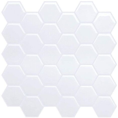 BEBUSINGOTO Pegatinas para azulejos de cocina, baño, impermeables, adhesivos decorativos para pared, 4 unidades (1/4)