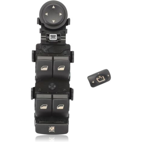BEBUSINGOTO Interruptores para Citroën C5 I, interruptor de elevalunas de la puerta delantera izquierda para Citroën C5 II, 6554.HQ, interruptor de elevalunas para furgoneta C8 C8 96332289ZF (1/5)