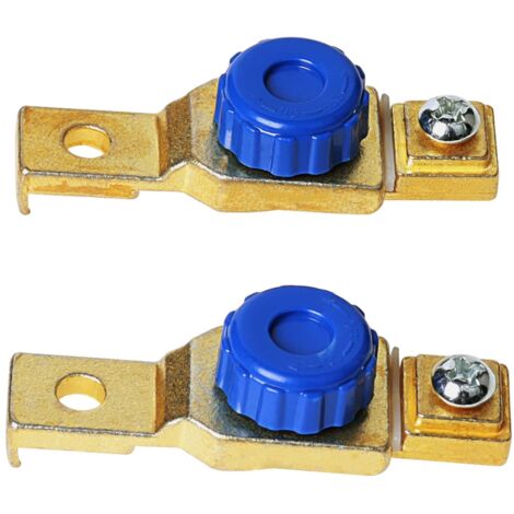 BEBUSINGOTO Interruptor de corte de batería para motocicleta, desconectador de batería para motocicletas, aislador de batería de 12 V y 80 A para motocicletas, automóviles y camiones (2 unidades) (1/4)