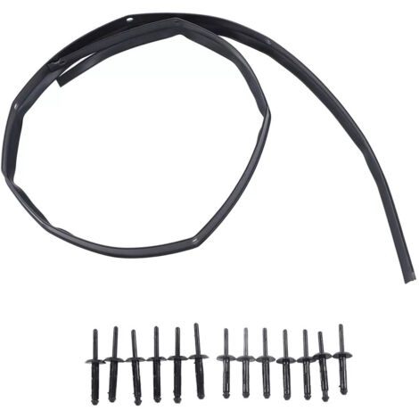 BEBUSINGOTO Tira de sellado para capó delantero, sello para parachoques delantero con remaches 68051392AB, repuesto para Dodge Challenger 2008-2022 (1/5)