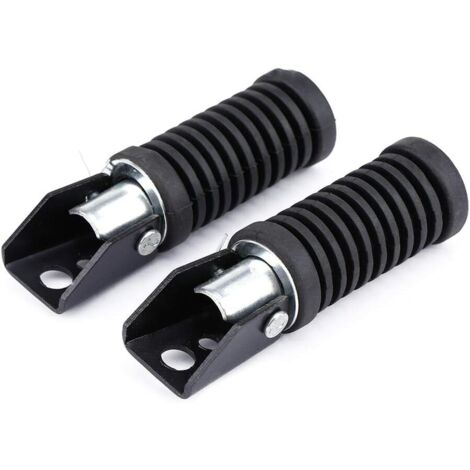 BEBUSINGOTO Reposapiés de motocicleta, reposapiés traseros de motocicleta, reposapiés de goma para GN 125 (1/4)