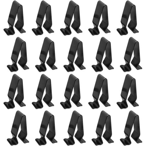BEBUSINGOTO Paquete de 20 clips de fijación para coche, clips de fijación para molduras de puertas, clips metálicos para coche (1/5)