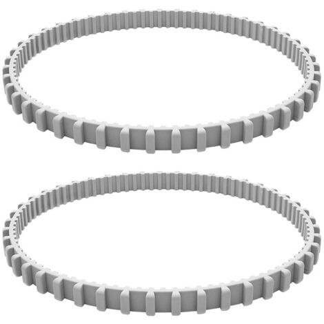 BEBUSINGOTO Juego de correas de tracción de 2 piezas para el sistema de aspiración automático DX Explorer Wave Advantage, color gris (1/5)