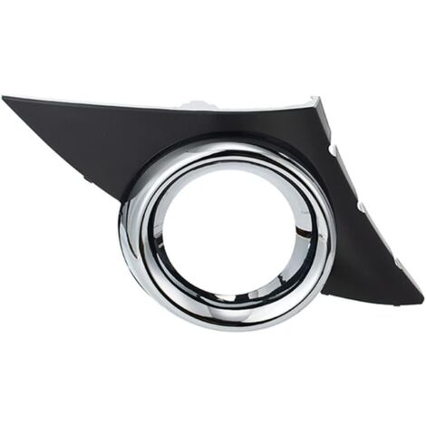 BEBUSINGOTO Cubierta cromada para luz antiniebla delantera derecha de coche, marco de luces antiniebla, parrilla, accesorios para 207 2006-2009 (1/5)