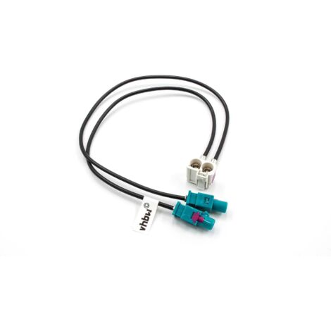 BEBUSINGOTO Adaptador de antena compatible con radios de coche Audi/VW RCD 310, RCD310, RCD500 - Cable convertidor, 25 cm (1/5)