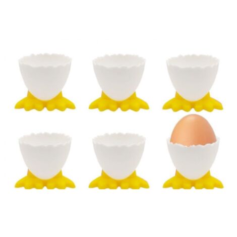 BEBUSINGOTO 6 piezas, hueveras originales para desayuno. (1/5)