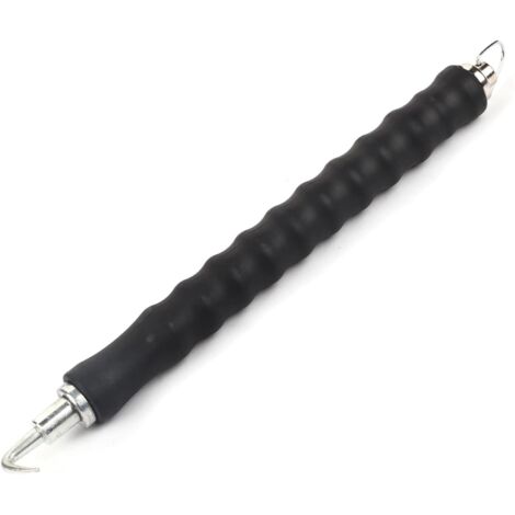 BEBUSINGOTO Torcedora de alambre retráctil semiautomática, máquina para torcer alambre corrugado, con mango suave, ideal para alambre metálico y reduce la fatiga de las manos (negra, 30 cm) (1/5)