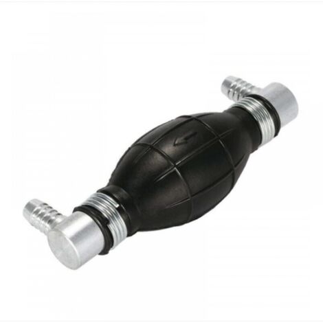 BEBUSINGOTO Bomba de cebado universal para sistemas de combustible diésel o gasolina, con ángulo de 90° en ambos lados, salida de 10 mm y válvula antirretorno. (1/5)