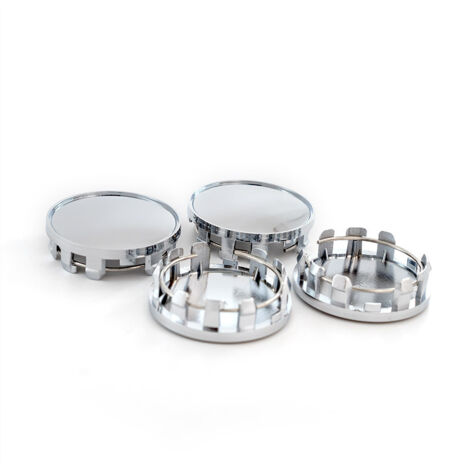 BEBUSINGOTO Juego de 4 tapacubos centrales para ruedas de coche de 59 mm de diámetro y 9 clips (1/5)
