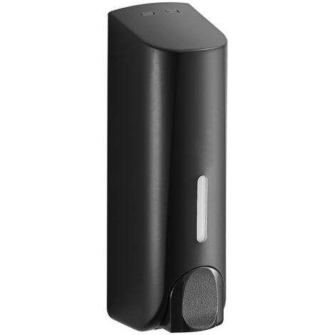 BEBUSINGOTO Dispensadores de jabón de pared en negro mate para gel de ducha, champú y acondicionador. (1/5)