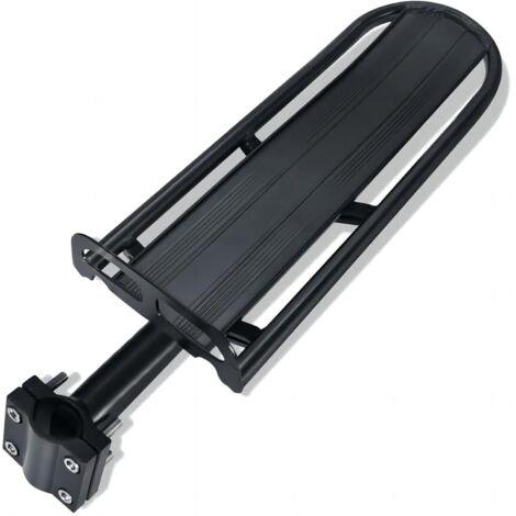 BEBUSINGOTO Portabicicletas universal, portabicicletas trasero ajustable de aleación de aluminio, portabicicletas trasero con liberación rápida para bicicleta de carretera y MTB, capacidad de carga 1