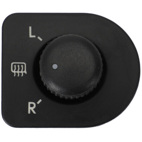 BEBUSINGOTO Interruptor de espejo lateral, botón pulsador para ajuste de espejos laterales, interruptor de control de espejo 1J1959565F, compatible con Passat B5 Jetta (1/4)