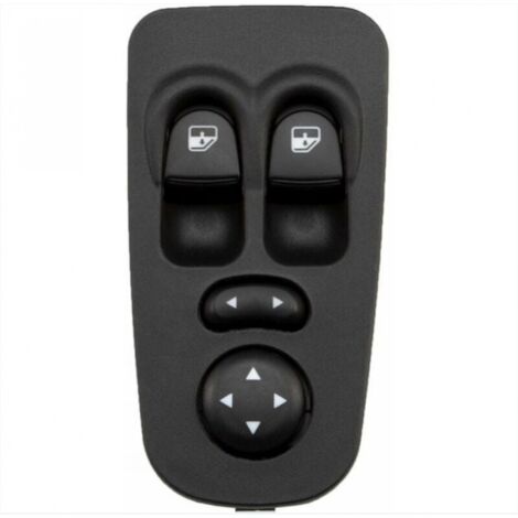 BEBUSINGOTO Botón de control del elevalunas para Lancia Y, interruptor del elevalunas Ypsilon 2003-2011 735360605 (1/5)