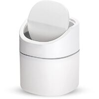 BEBUSINGOTO Basurero de mesa pequeño, mini basurero de escritorio de cocina, basurero de oficina