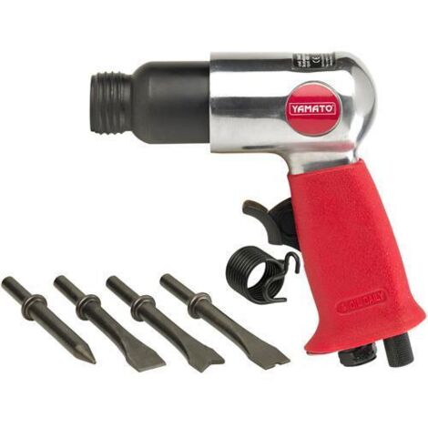 SCALPELLATORE PNEUMATICO aria compressa YAMATO CON 5 SCALPELLI 4500 bpm