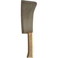 Mannaia da Macellaio 1 kg Con Lama in Acciaio Forgiato Made in Italy con Manico in Legno 23 cm