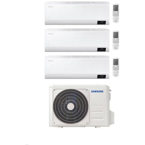 Samsung Climatizzatore Trial Split Cebu 9+12+18 con AJ068TXJ3KG/EU Inverter Wi-Fi Classe A++