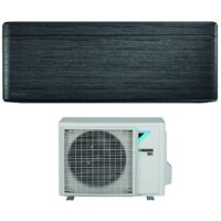 Climatizzatore Condizionatore Daikin Bluevolution Inverter serie STYLISH REAL BLACKWOOD 18000 Btu FTXA50BT R-32 Wi-Fi Integrato classe A++ Colore Legno Nero - Garanzia Italiana