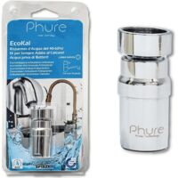 Phure - ECOKAL Economizzatore Magnetico e Antibatterico, con Spirale Argento Vivo, Risparmio Idrico Acqua del 40/60%, per tutti i Rubinetti di Casa, Cucina, Bagno F22/M24 (Con Snodo)