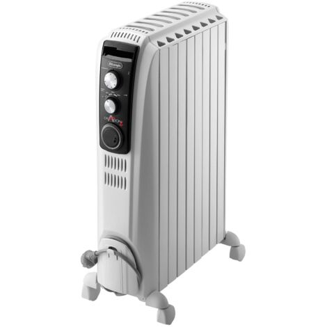 Delonghi TRD40820T, Dragon 4 Oil Filled Radiator, 2000 Watt, White