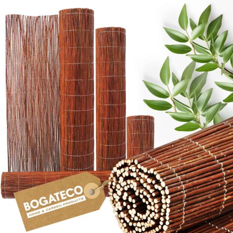 Brise-vue Osier Bogateco 80x500 cm Jardin Balcon Terrasse (1/5)