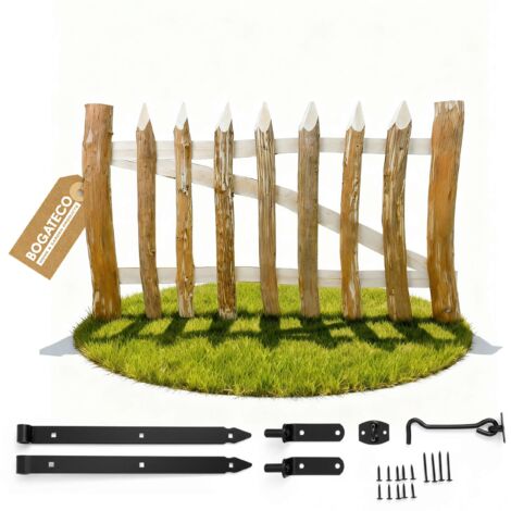 Portillon Bogateco Noisetier 50x100 cm Droite avec Accessoires (1/5)