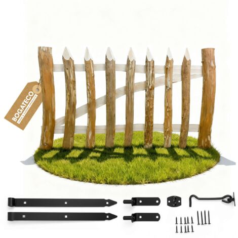 Portillon Bogateco Noisetier 60x100 cm Gauche avec Accessoires (1/5)