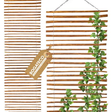 BOGATECO Pergola échelle en bois pour plantes grimpantes Modena 100 cm Marron