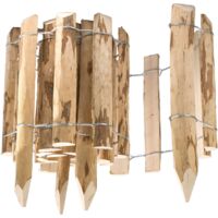 Bordure Deroulable Bogateco Noisetier Naturel 35x300 cm Traite