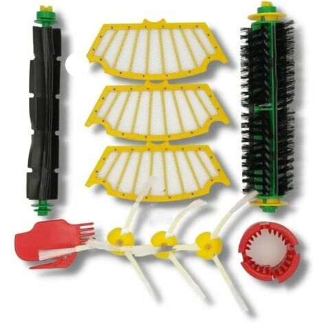 Compatibles avec pour iRobot Roomba 500 brosses + filtres HEPA Kit 13 accessoires (1/5)
