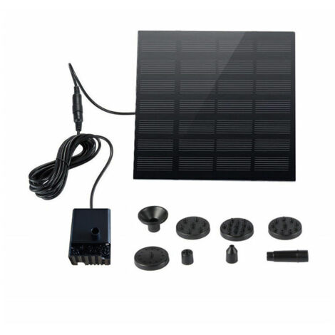 Lucky-88 – Pompe solaire pour bassin – 1,2W 190 l/h – Démarrage rapide en plein soleil – Pompe sans balais pour fontaine et aquarium - CC 190 L (1/5)