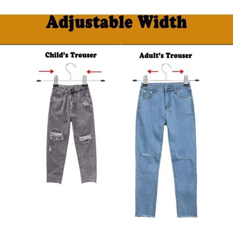 10 Cintres Dorés Pour Enfants Et Adultes - Anti-dérapants, Pour Manteaux Et Robes