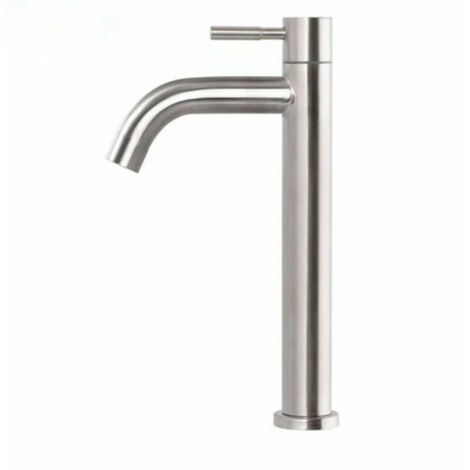 Lucky-88 – Mitigeur de lavabo monotrou en laiton chromé – Corps haut pour style moderne – Contrôle optimal du débit et de la température (1/5)