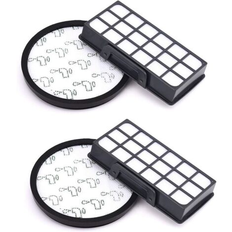 Filtres HEPA pour Rowenta X-Trem Power Cyclonic RO6984EA RO6941EA RO6963EA RO6921EA RO6971EA RO6993EA (Modèle RO69XX) Aspirateurs, Filtre de Rechange Accessoires ZR006001 (Lot de 2) (1/5)