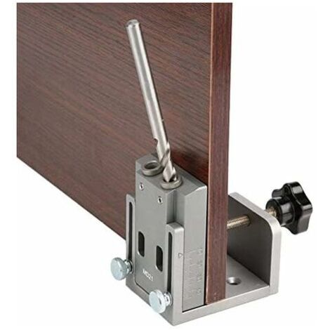 Kit de gabarit de trou de poche double 15 degrés Localisateur de menuiserie pour perceuse à bois (1/5)