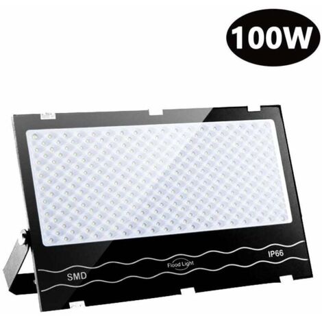 100W 6500K projet économique LED lumière crue super étanche parc extérieur épaissie coque en aluminium lumière crue,pour l'éclairage intérieur et extérieur, la décoration (1/5)