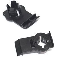 Clip de fixation de lève-vitre 2 pièces pour BMW X5E53 (noir)