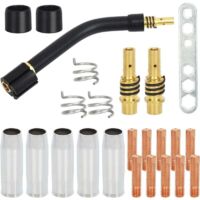 MB15AK MIG 24 pièces pièces d'usure de soudage protège-dents pièces de torche de soudage blindées au gaz housse de protection pour salle d'outils