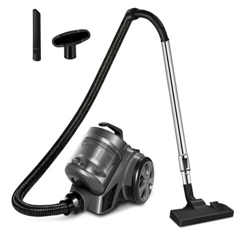 Magicfox – Aspirateur sans sac compact 1000W – Puissance d’aspiration 20Kpa – Capacité 2.4L – Filtre HEPA lavable – Rayon d'action 10m