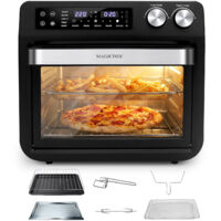 Four Electrique MAGICFOX Friteuse Sans Huile 25L, 10 en 1 AIR FRYER OVEN pour Toast, Pâtisserie, Grillade, Déshydratation, Rôtissoire etc