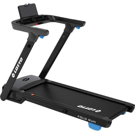 Tapis de course électrique Lotto Fold Run, 100% pliable,3HP, Max 120kg,Inclinaison automatique,Computer LED,1-14 km/h,120x42 cm