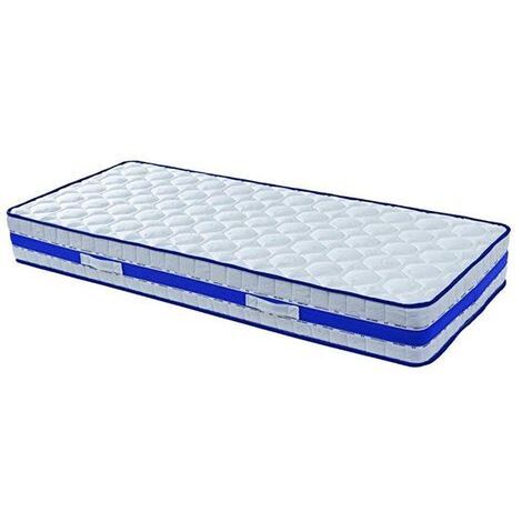 Matelas Trés Epais 29 cm + Alése 80x200 Trés Ferme + Oreiller Visco - 7 Zones de Confort - rembourrage 100 % polesther - âme 100 % polyuréthane poli lattex HR Derniére Génération - Trés Respirant (1/5)
