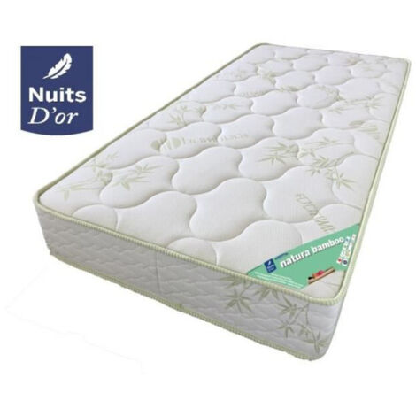 Matelas 90x190 - Hauteur 21 Cm - Densité 35 Kg/m3 - Soutien Ferme - Confort Optimal - Utilisation Quotidienne - Article Recherché (1/4)