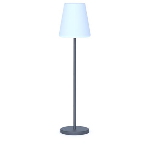 Lampe LED avec lampadaire Lola Slim 120 en ABS et polybutityle'ne RGB anthracite lumie're chaude froide 28x119 cm pour une utilisation en exte'rieur (1/7)