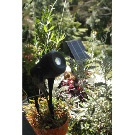 Spot aluminium 300 lumens avec panneau solaire déportable, 365 premium (1/5)