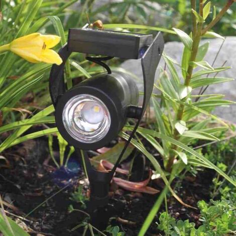 Projecteur spot solaire Power Spot Medium Noir 30 lumens (1/5)
