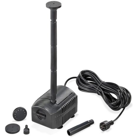 Esotec – Pompe solaire 6-9V 250l/h – Débit 250l/h – Protection IP68 – 5m câble – Pour petits bassins – 101990