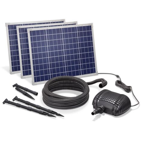 Esotec – Pompe solaire 150W 5000l/h – Débit max 5000 l/h – Tension 18V DC – Protection IP68 – 101972