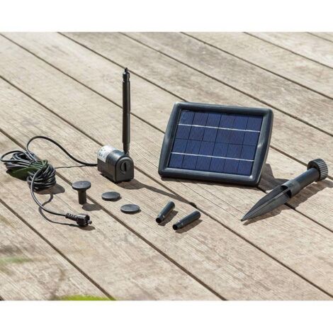 Kit pompe bassin solaire WaterSplash 175L-2W (1/5)