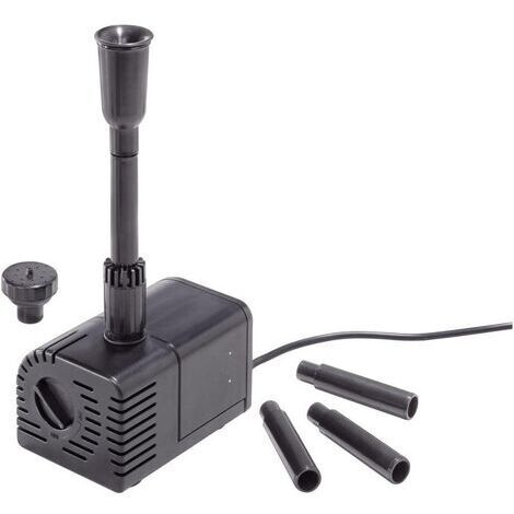 Esotec – Pompe immergée 12-24V pour bassin – Débit ajustable 450-900L/h – Protection IP68 – Moteur à courant continu pour fonctionnement silencieux (1/5)